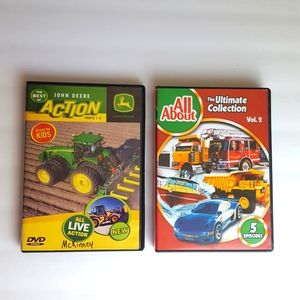 The Best of John Deere  Action and All About Boats Ships Cars...2 DISC SET DVD
